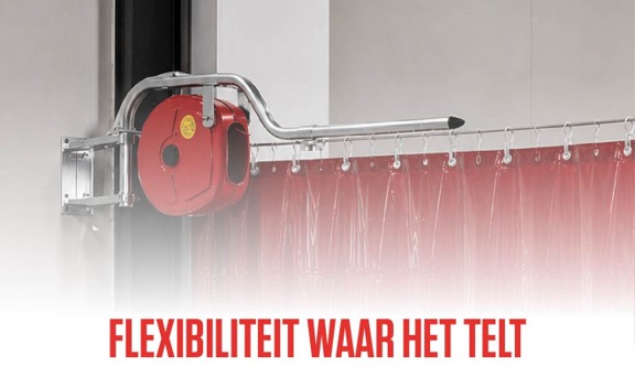 Flexibel lasscherm zonder vaste barrières: ontdek de Cepro kabeloproller