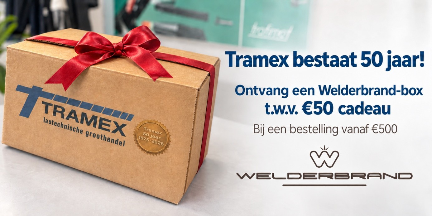 50 jaar Tramex. €50 cadeau.